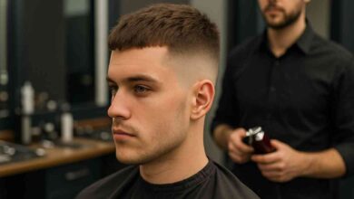 short skin fade