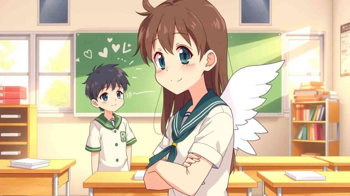 the angelic transfer student and mastophobia-kun