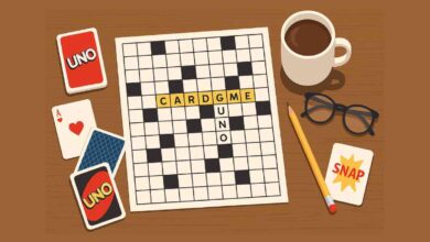 card game crossword clue