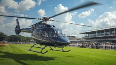 royal ascot helicopters