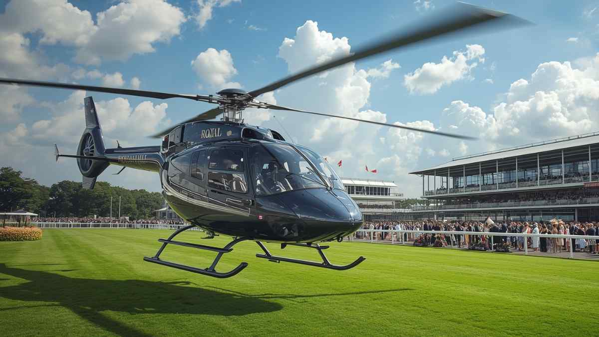 royal ascot helicopters