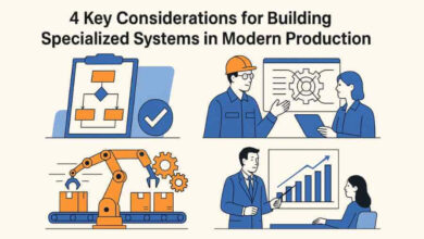 4 Key Considerations for Building Specialized Systems in Modern Production