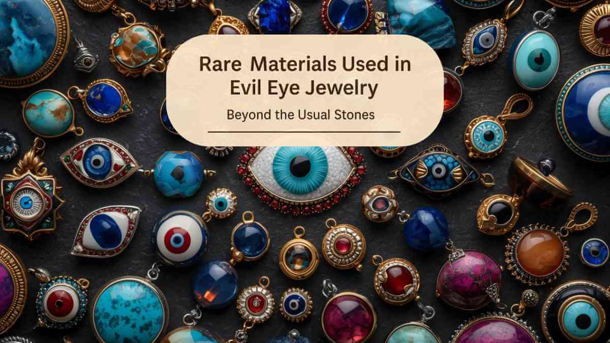 Rare Materials Used in Evil Eye Jewelry Today