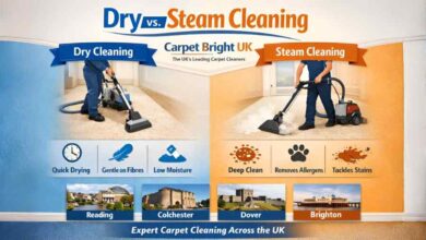 Dry vs. Steam Cleaning Carpet Bright UK Helps You Choose the Right Method