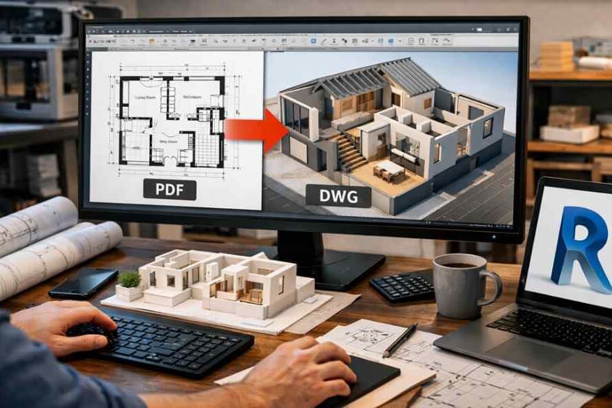 How Architects Use PDF to DWG Conversion to Speed Up Revit Modeling