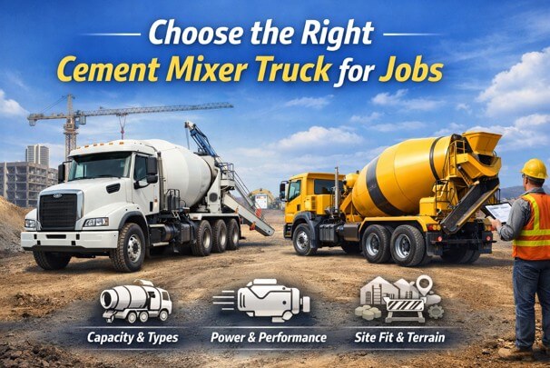 How to Choose the Right Cement Mixer Truck for Jobs