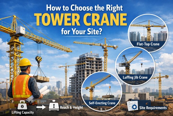 How to Choose the Right Tower Crane for Your Site