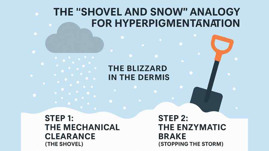 The 'Shovel and Snow' Analogy: Why Does One-Step Skincare Fail to Stop Hyperpigmentation?