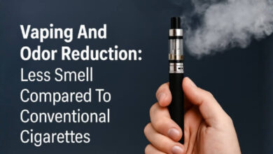 Vaping And Odor Reduction Less Smell Compared To Conventional Cigarettes