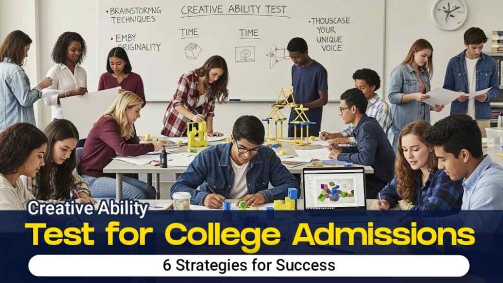 Creative Ability Test for College Admissions 6 Strategies for Success