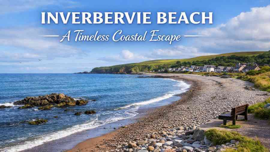 inverbervie beach