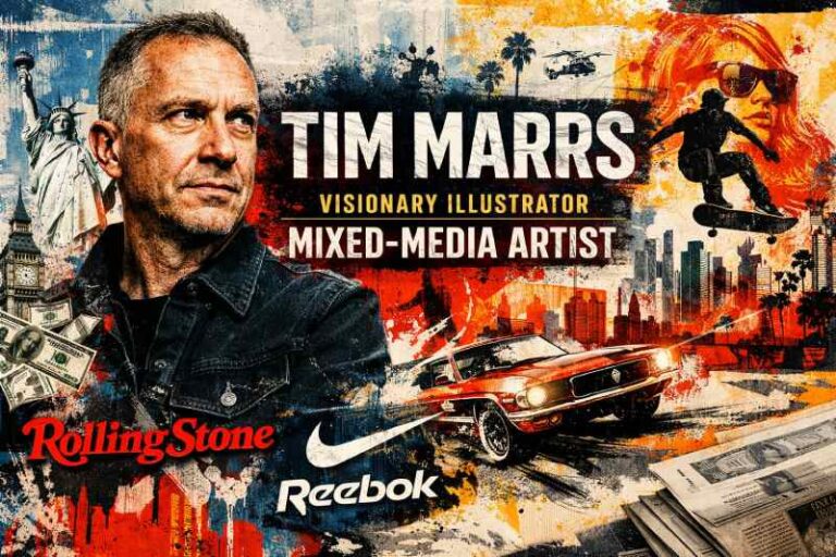 Tim Marrs: The Visionary Illustrator Redefining Modern Mixed-Media Art ...