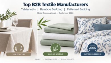 Top B2B Textile Manufacturers for Tablecloths, Lyocell Pajamas, Private-Label Bamboo Bedding and Custom Printed Bedding